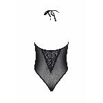 Боді Passion DROSERA BODY black, L/XL, високі вирізи, верх на зав’язках - мініатюра 4