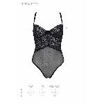 Боді Passion KERRIA BODY black, L/XL, з високими вирізами та верхом балконет - мініатюра 5