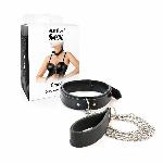 Нашийник з повідцем з екошкіри Art of Sex - Leash and Collar Emoji - мініатюра 3
