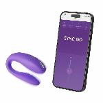 Смарт-вібратор для пар We-Vibe Sync GO Light Purple, тревел-кейс - мініатюра 5