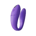 Смарт-вібратор для пар We-Vibe Sync GO Light Purple, тревел-кейс - мініатюра 1