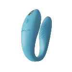 Смарт-вібратор для пар We-Vibe Sync GO Turquoise, тревел-кейс - мініатюра 1