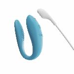 Смарт-вібратор для пар We-Vibe Sync GO Turquoise, тревел-кейс - мініатюра 7