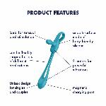 Мультивібратор Satisfyer Plug & Play 1, для неї та для нього, 2 мотори - мініатюра 3