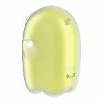 Вакуумний кліторальний стимулятор з вібрацією Satisfyer Glowing Ghost Yellow, світиться в темряві - мініатюра 3