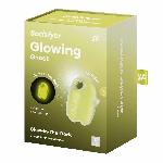 Вакуумний кліторальний стимулятор з вібрацією Satisfyer Glowing Ghost Yellow, світиться в темряві - мініатюра 6