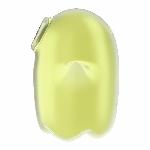 Вакуумний кліторальний стимулятор з вібрацією Satisfyer Glowing Ghost Yellow, світиться в темряві - мініатюра 2