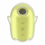 Вакуумний кліторальний стимулятор з вібрацією Satisfyer Glowing Ghost Yellow, світиться в темряві - мініатюра 7