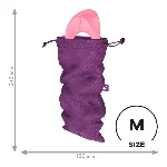 Мішечок для секс-іграшок Satisfyer Treasure Bag M, фіолетовий, на шнурку - мініатюра 1
