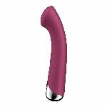 Вібратор з ротацією Satisfyer Spinning G-Spot 1 Red, плоский майданчик для стимуляції точки G - мініатюра 3