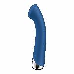 Вібратор з ротацією Satisfyer Spinning G-Spot 1 Blue, плоский майданчик для стимуляції точки G - мініатюра 3