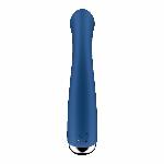 Вібратор з ротацією Satisfyer Spinning G-Spot 1 Blue, плоский майданчик для стимуляції точки G - мініатюра 4