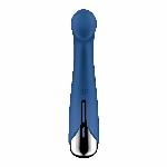 Вібратор з ротацією Satisfyer Spinning G-Spot 1 Blue, плоский майданчик для стимуляції точки G - мініатюра 6