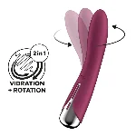 Вібратор точки G з обертанням Satisfyer Spinning Vibe 1 Red, 2 мотори - мініатюра 1