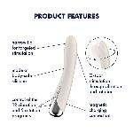 Вібратор точки G з обертанням Satisfyer Spinning Vibe 1 Beige, 2 мотори - мініатюра 4