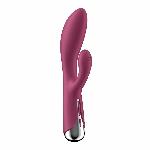 Вібратор-кролик з ротацією Satisfyer Spinning Rabbit 1 Red, 3 мотори - мініатюра 4