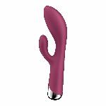 Вібратор-кролик з ротацією Satisfyer Spinning Rabbit 1 Red, 3 мотори - мініатюра 6