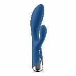 Вібратор-кролик з ротацією Satisfyer Spinning Rabbit 1 Blue, 3 мотори - мініатюра 6