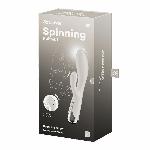 Вібратор-кролик з ротацією Satisfyer Spinning Rabbit 1 Beige, 3 мотори - мініатюра 2