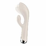 Вібратор-кролик з ротацією Satisfyer Spinning Rabbit 1 Beige, 3 мотори - мініатюра 8