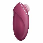 Вібростимулятор-пульсатор Satisfyer Tap & Climax 1 Red, ефект постукування пальцем, 2 мотори - мініатюра 2