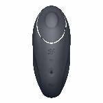 Вібростимулятор-пульсатор Satisfyer Tap & Climax 1 Grey, ефект постукування пальцем, 2 мотори - мініатюра 3