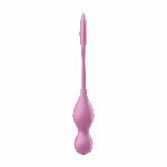 Вагінальні смарт-кульки з вібрацією Satisfyer Love Birds 1 Connect App Pink, 78 г - мініатюра 2