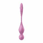 Вагінальні смарт-кульки з вібрацією Satisfyer Love Birds 1 Connect App Pink, 78 г - мініатюра 5