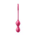 Вагінальні смарт-кульки з вібрацією Satisfyer Love Birds 2 Connect App Red, 86 г, пульт ДК - мініатюра 2
