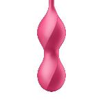 Вагінальні смарт-кульки з вібрацією Satisfyer Love Birds 2 Connect App Red, 86 г, пульт ДК - мініатюра 4