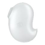 Вакуумний кліторальний стимулятор з вібрацією Satisfyer Cutie Ghost White - мініатюра 2