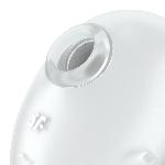 Вакуумний кліторальний стимулятор з вібрацією Satisfyer Cutie Ghost White - мініатюра 4