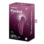 Вакуумний кліторальний стимулятор з вібрацією Satisfyer Pocket Pro 1 Purple - мініатюра 5