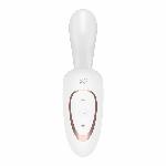Вагінально-кліторальний вібратор Satisfyer G for Goddess 1 White, 2 мотори - мініатюра 4
