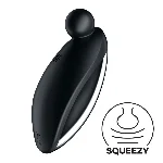 Вібратор для зовнішньої стимуляції Satisfyer Spot On 2 Black, дуже потужний, гнучкий відросток - мініатюра 1