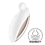 Вібратор для зовнішньої стимуляції Satisfyer Spot On 2 White, дуже потужний, гнучкий відросток - мініатюра 1