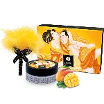 Смачна пудра для оральних пестощів Shunga Body Powder Luscious Mango, 75 г, аромат манго - мініатюра 1