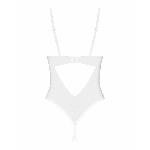 Боді з доступом Obsessive Alissium crotchless teddy, XS/S, ліф з м’якою чашкою, високі трусики - мініатюра 4