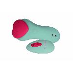 Вібратор у трусики FairyGasm HeartGem green, на магніті, пульт ДК - мініатюра 3