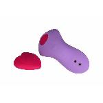 Вібратор у трусики FairyGasm HeartGem violet, на магніті, пульт ДК - мініатюра 7