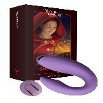 Вібратор для пар FairyGasm PleasureBerry violet, зарядний кейс, пульт ДК - мініатюра 1