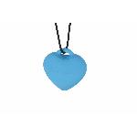 Мінівібратор «Сердечко» FairyGasm PleasureStone blue, 9 режимів, на шнурку - мініатюра 4