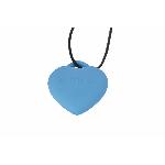 Мінівібратор «Сердечко» FairyGasm PleasureStone blue, 9 режимів, на шнурку - мініатюра 2