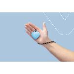 Мінівібратор «Сердечко» FairyGasm PleasureStone blue, 9 режимів, на шнурку - мініатюра 6
