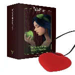 Мінівібратор «Сердечко» FairyGasm PleasureStone red, 9 режимів, на шнурку - мініатюра 1