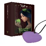 Мінівібратор «Сердечко» FairyGasm PleasureStone violet, 9 режимів, на шнурку - мініатюра 1