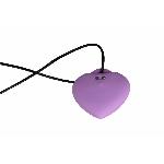 Мінівібратор «Сердечко» FairyGasm PleasureStone violet, 9 режимів, на шнурку - мініатюра 3