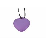 Мінівібратор «Сердечко» FairyGasm PleasureStone violet, 9 режимів, на шнурку - мініатюра 2