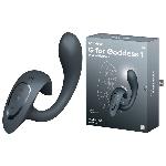 Вагінально-кліторальний вібратор Satisfyer G for Goddess 1 Dark Grey, 2 мотори - мініатюра 7