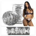 Двосторонній мастурбатор Fleshlight Quickshot Autumn Falls, компактний, зі зліпка вульви та ануса - мініатюра 1